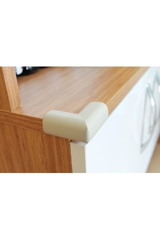 Portakal Safety Kauçuk Köşe Koruyucu-Gri (4 Adet) Çok Renkli