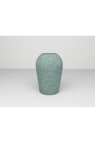 Nuano Consept Zen Serisi Yuvarlak Saksı Yeşil 28x35