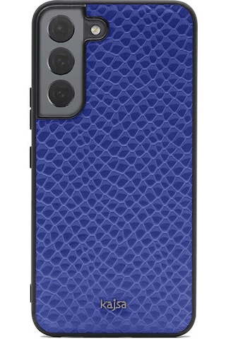 Kajsa Galaxy S22 Plus Kılıf Kajsa Pearl Pattern Hakiki Deri Kapak ZORE-220062