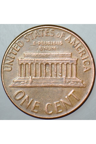 Amerika 1 Cent 1962 D Lincoln Memorial.