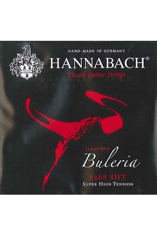 Hannabach 8268 Sht Buleria Flamenco. 3-Treble Set Alt 3 Tel Flame