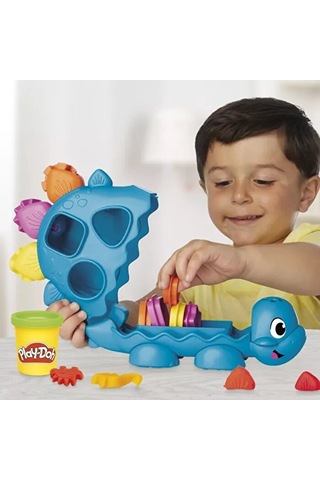 Play Doh Başlangıç Şekiller Ve Renkler Dino Oyun Seti G0491 renkli