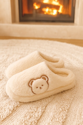 3'lü Paket Fluffy Kapalı Kadın Terlik Ev Terliği Paket Ürün