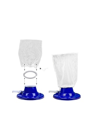 Lexroo Deluxe Mesh Çok Amaçlı Yedek Yüzme Havuzu Ve Spa Vakum Çantası, Beyaz