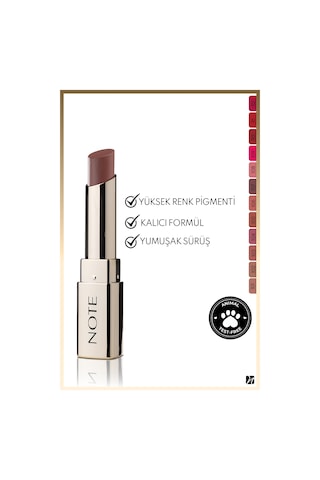 Note Cosmetics Iconic Matte Lipstick Kalıcı Mat Ruj 107 Idol - Kahverengi 107