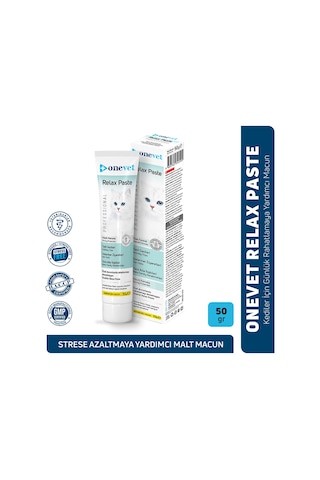 Onevet Kedi Maltı 50 Gr Relax Paste Rahatlatıcı Malt Macunu