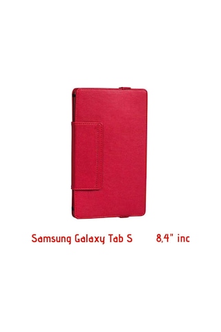 Eye-Q Samsung Galaxy Tab S Tablet Kılıfı Kırmızı 8.4 Inc