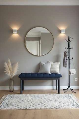 Loft Kapitone Döşeme Metal Ayaklı Puf & Bench - 105x40 Cm Siyah