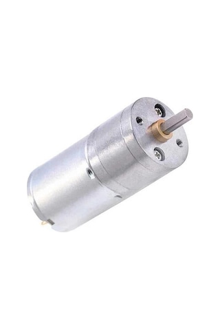 6v 25mm 26 Rpm Redüktörlü Dc Motor