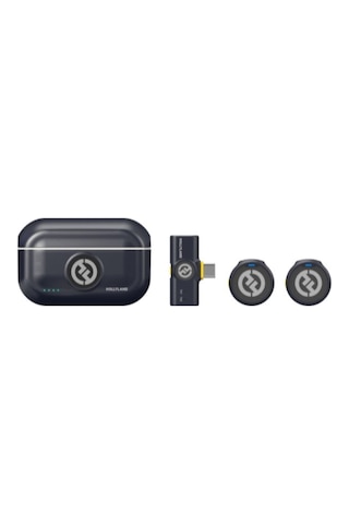 Hollyland Lark M2 Duo Usb C Mobil Kablosuz Yaka Mikrofon Seti