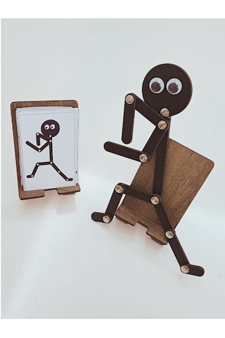 Ahşap Eğitici Oyuncak Montessori Çöp Adam Ahşap Oyuncak Ahşap Yap