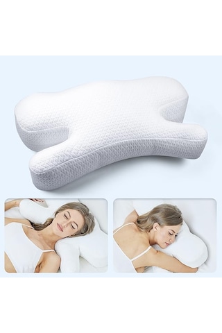 Ortovita Kırışık Giderici Güzellik Yastığı Visco Ergonomik Beyaz