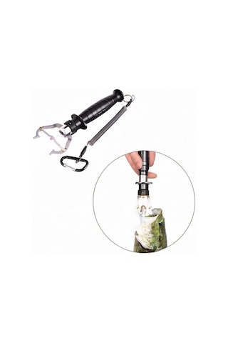 Dolıty Balık Tutucu Klipsi Paslanmaz Çelik Balıkçılık Siyah