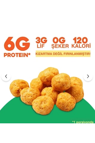 Vegan Glutensiz Cheddar Peynir Aromalı Fırınlanmış Nohut Cipsi 28 Gr