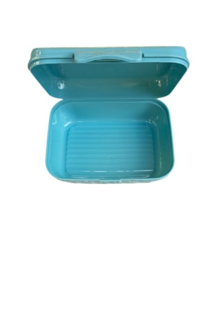 Onyx Good Food Desenli Kilitli Beslenme / Lunch Box - 1000 Ml Mavi