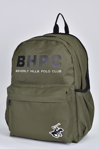 Beverly Hills Polo Club Unisex Çok Gözlü Günlük Seyahat Okul Sırt Çantası Yeşil 04163