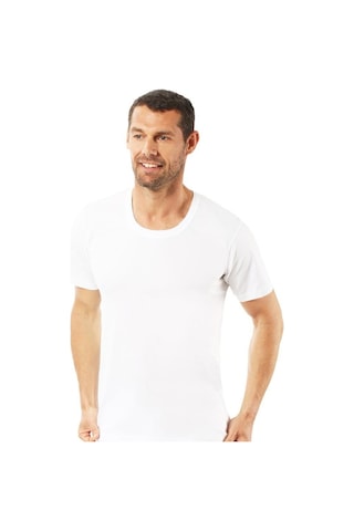 3 Lü Paket Özkan Erkek Kısa Kol Bisiklet Yaka Penye Atlet 0059