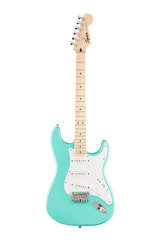 Squier Sonic Stratocaster Hard Tail Akçaağaç Klavye Wpg Sea Foam Green Elektro Gitar