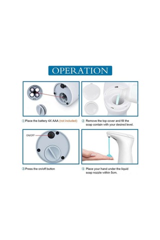 Ximistore9 Otomatik Sabun Dağıtıcı, Entegre Kızılötesi Sensör, Dokunmadan 5cm Mesafede Çalışır, 200ml Kapasite, Ev Ofis Hastane Uygun Çok Renkli