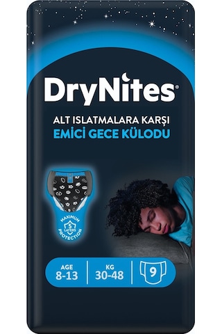 Drynites Emici Gece Külodu/külot Bez Erkek 8-13 Yaş 30-48kg Large L