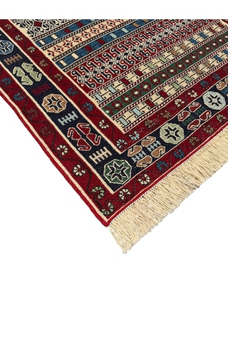 El Dokuma Sıfır İran Sumak Kilimi 84x200 Yün Yolluk