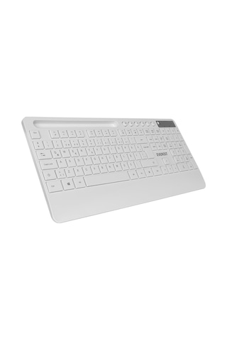 Everest Km-9676 Beyaz Multimedya Tablet-telefon Standlı Klavye + Mouse Set Optik
