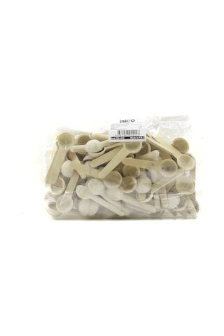 İbico İ22-402 Kürek Baharat 2.8cm Kaşık Ahşap Bambu - 100'li Paket Diğer