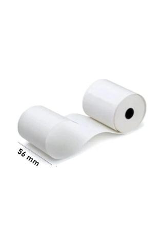 Özel Üretim 56x12 Rulo İşyeri Malzemeleri 56 Mm X 12 Metre Termal Kağıt - Yazar Kasa Pos Rulosu