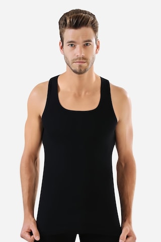 Erkek Renkli Ribana Atlet 3'lü Paket %100 Pamuklu Çok Renkli