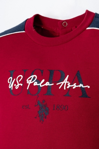 U.s. Polo Assn. Erkek Bebek Kırmızı Şort Takım Usb2905-c-v2 Kırmızı