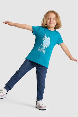 U.S. Polo Assn. Erkek Çocuk Petrol Tişört 50325605-vr102