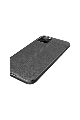 Apple Uyumlu iPhone 11 Pro Kılıf Zore Niss Silikon Kapak-Siyah