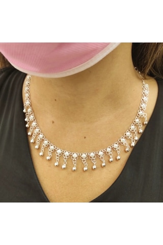Oriental Kuyumculuk Jewellery Telkari Kişniş Akıtma Gümüş Kolye Gümüş