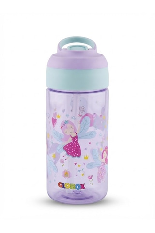 Saygılıofis 3114 Desenli Matara 500 Ml Sevimli Prenses Beyaz