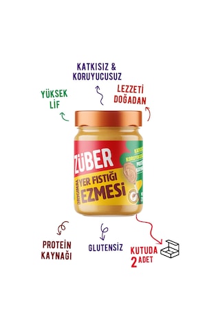 Züber Original Fıstık Ezmesi 315 Gr X 2 Adet