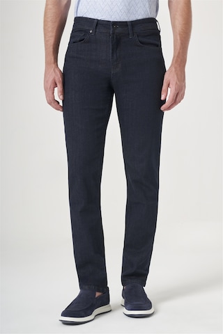İmza Lacivert 5 Cep Slim Fit Pamuklu Denim Pantolon 1023260164