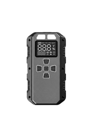 S-link Akt2027 Koyu Gri 8000mah 150 Psi 4 İn1 Powerbank+ Led Işıklastik Sisirme Ve Akü Takviye Cihazı