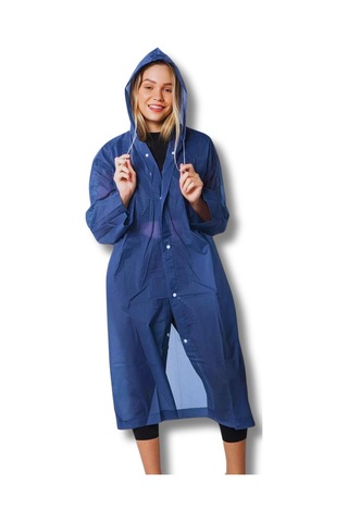 Bosile Unisex Sarı Eva Kumaş Su Rüzgar Geçirmez Yağmurluk Çok Renkli