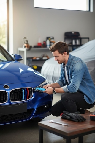 Bmw F30 3 Serisi Uyumlu M Stil 8 Tırnak Ön Panjur Şeridi 2013-2018 M Panjur İçindir, e Uymaz  -