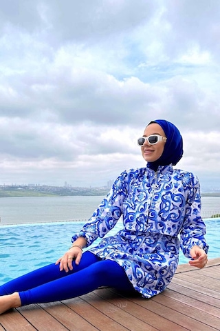 Kahijab Sea Tesettür Mayo - Xl Mavi