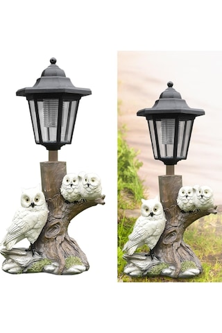 Homyl Güneş Bahçe Heykeli Işık, Heykelcik Gece Lambası Çok Renkli