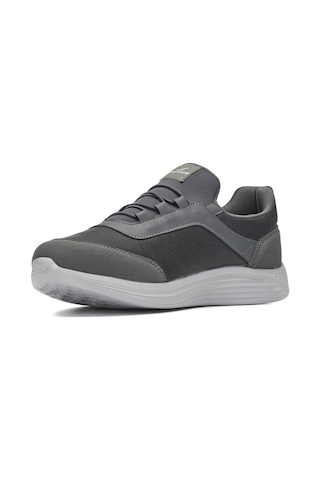 Günlük Erkek Yetişkin Sneaker Büyük Numara Spor Ayakkabı Lastik Bağcıklı Rahat Esnek 110c Füme