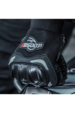 Bsddp Motosiklet Sürme Eldivenleri Turuncu