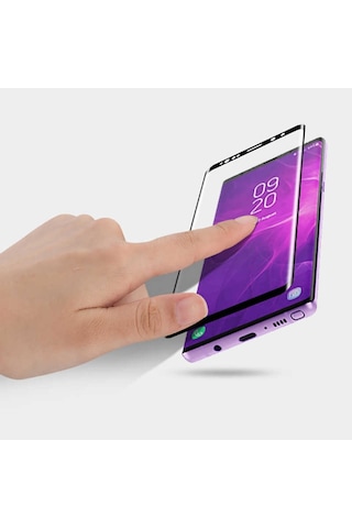 Samsung Galaxy Uyumlu Note 8 Nano Pet Full Ekran Koruyucu Siyah