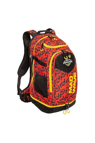 Mad Wave Sırt Çantası Lane Kırmızı Desenli 45lt Kırmızı