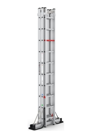 Çağsan TA003 2x10 Basamaklı Doublex A Tipi Çift Taraflı Sürgülü Merdiven
