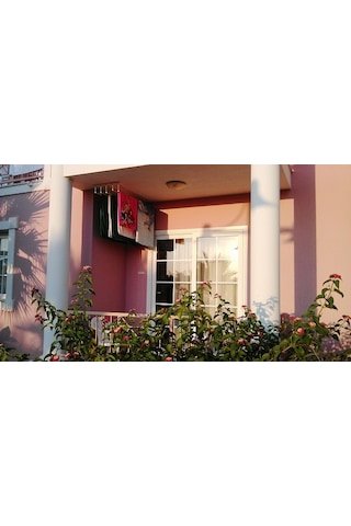 Asansörlü Çamaşır Askısı Tavan Tipi 5 Çubuk 200 CM Beyaz