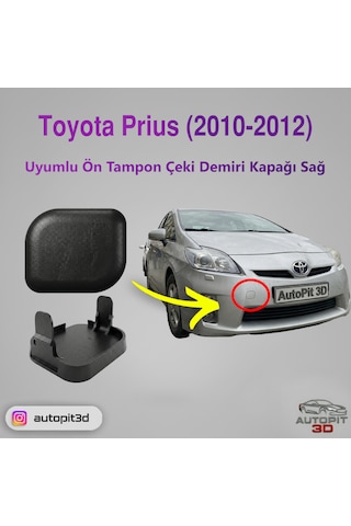 Toyota Prıus 2010-2012 Ön Tampon Çeki Demiri Kapağı Sağ Taraf