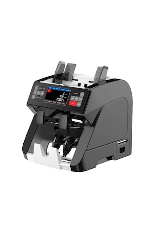 Hms-kaan Pro Black Printer Lı Para Sayma Makinesi 25 Ülkeli 1+1 Müşteri Ekranlı