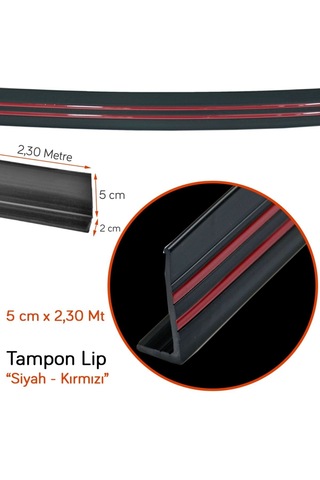 Carpi Tampon Lip Siyah-Kırmızı 5.5 Cm X 2.30 Mt Sal-146 Br2790121